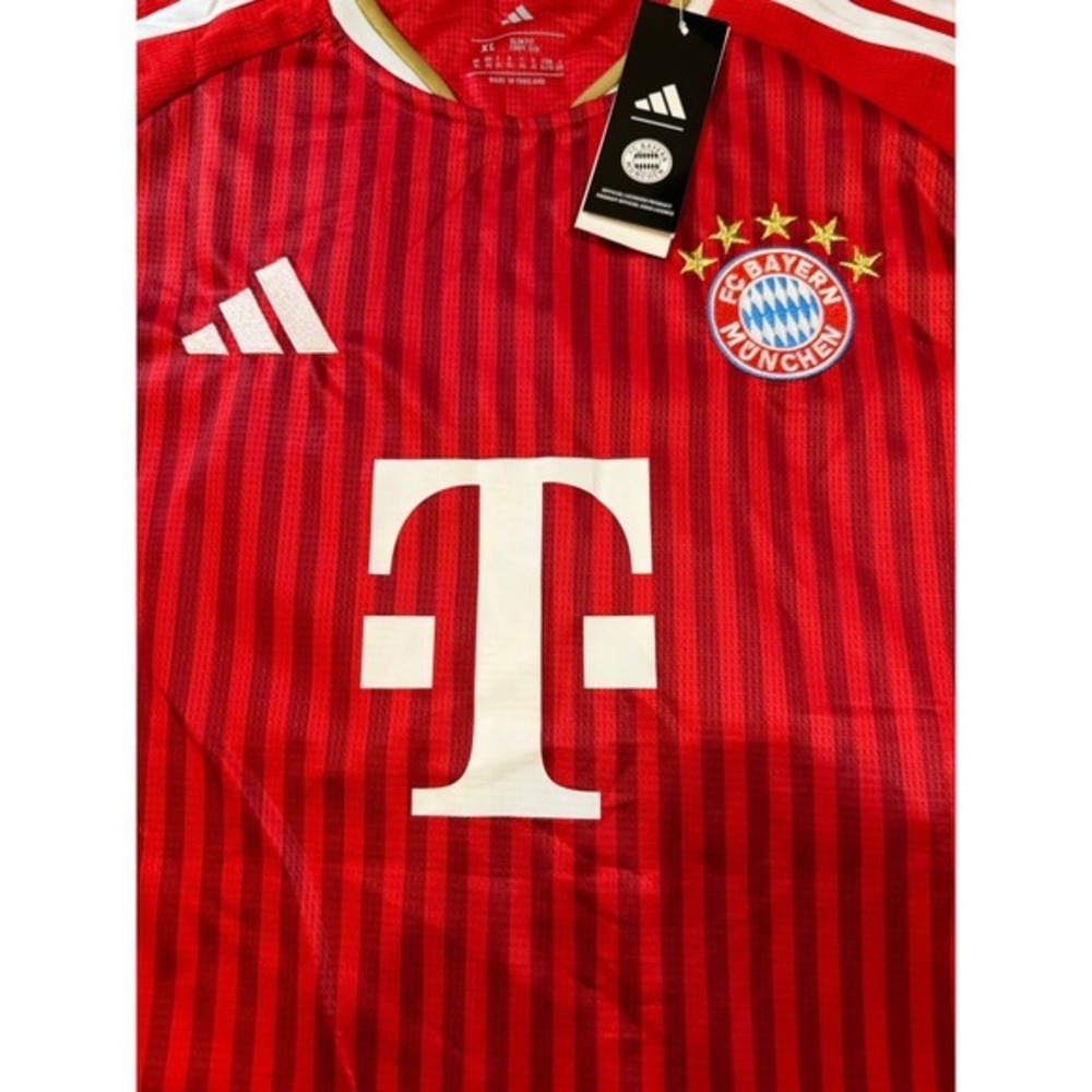Adidas FC Bayern Munich Luis Diaz 14 Home Jersey Red XL Slim Fit New